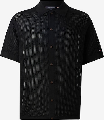 TOMMY HILFIGER Вязаная кофта в Черный: спереди