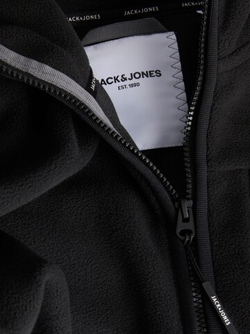 JACK & JONES Fleecejacke in Schwarz