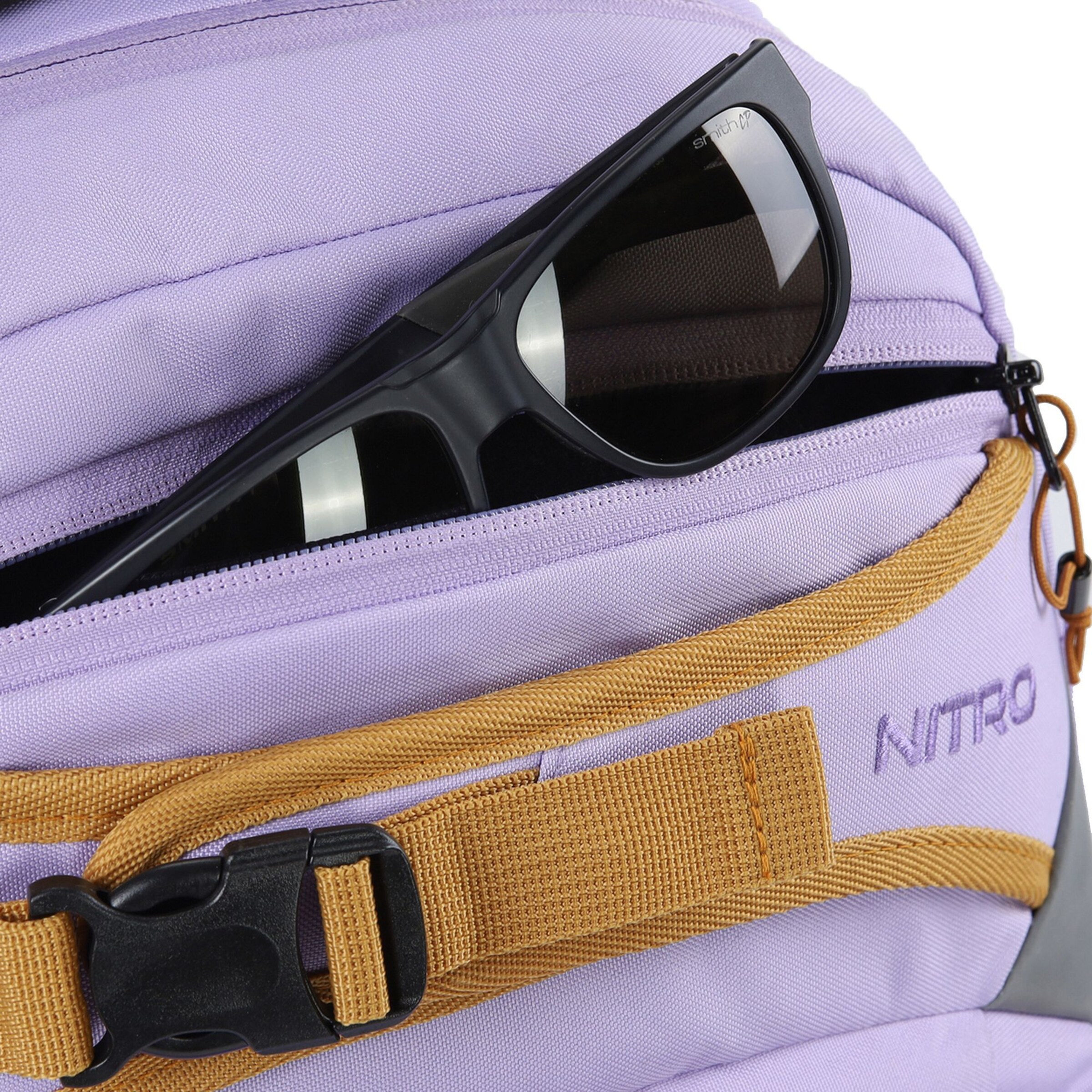 NitroBags Rucksack 'Superhero' in Lila