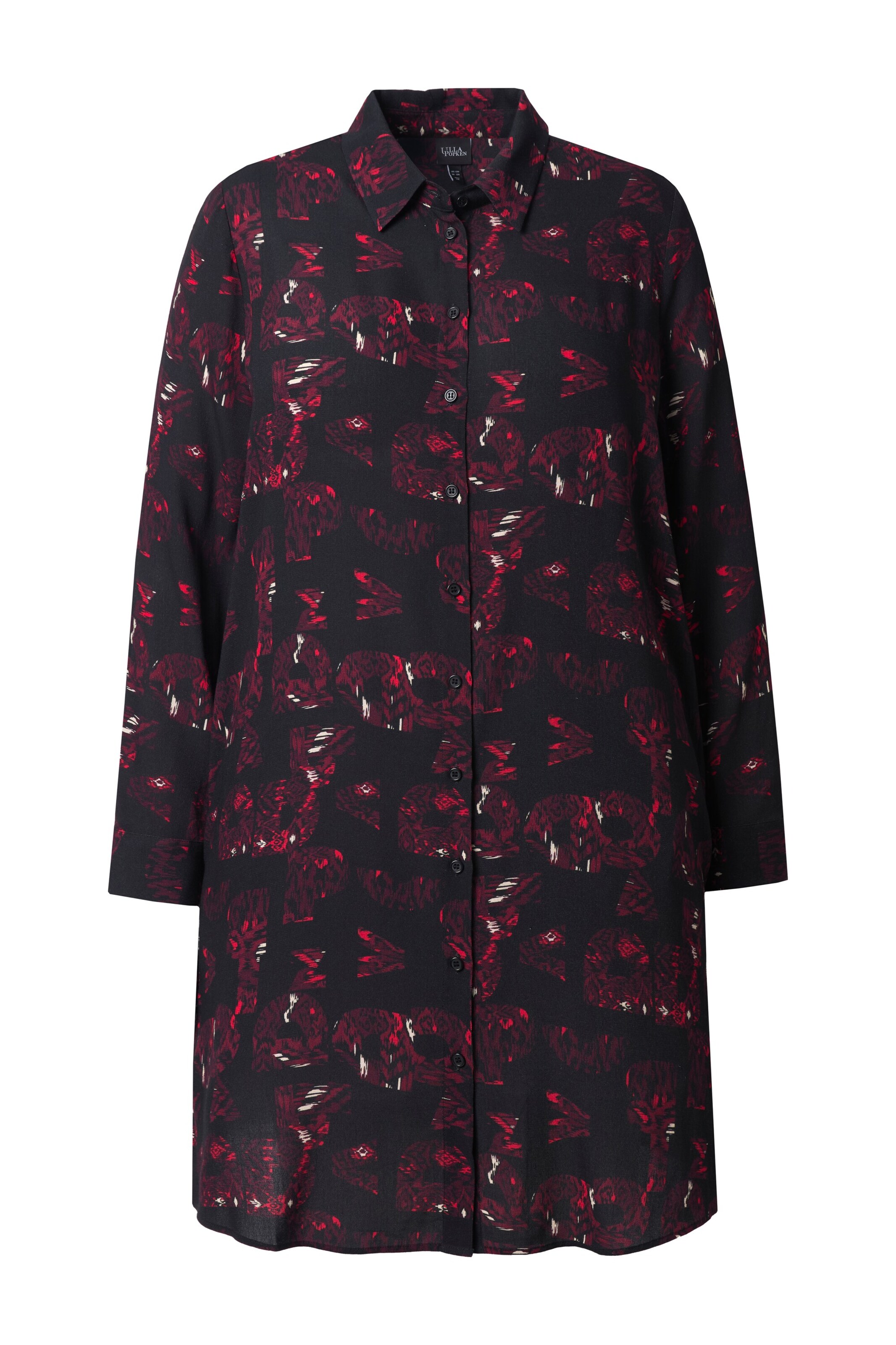 Ulla Popken Bluse in Schwarz: Vorderseite