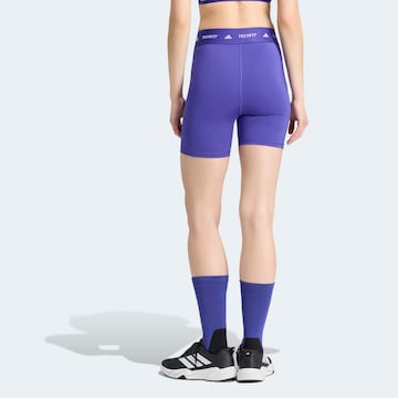 ADIDAS PERFORMANCE Skinny Workout Pants 'All Me' in Purple