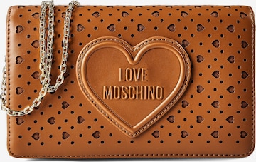 Sac à bandoulière 'Smart' Love Moschino en marron : devant