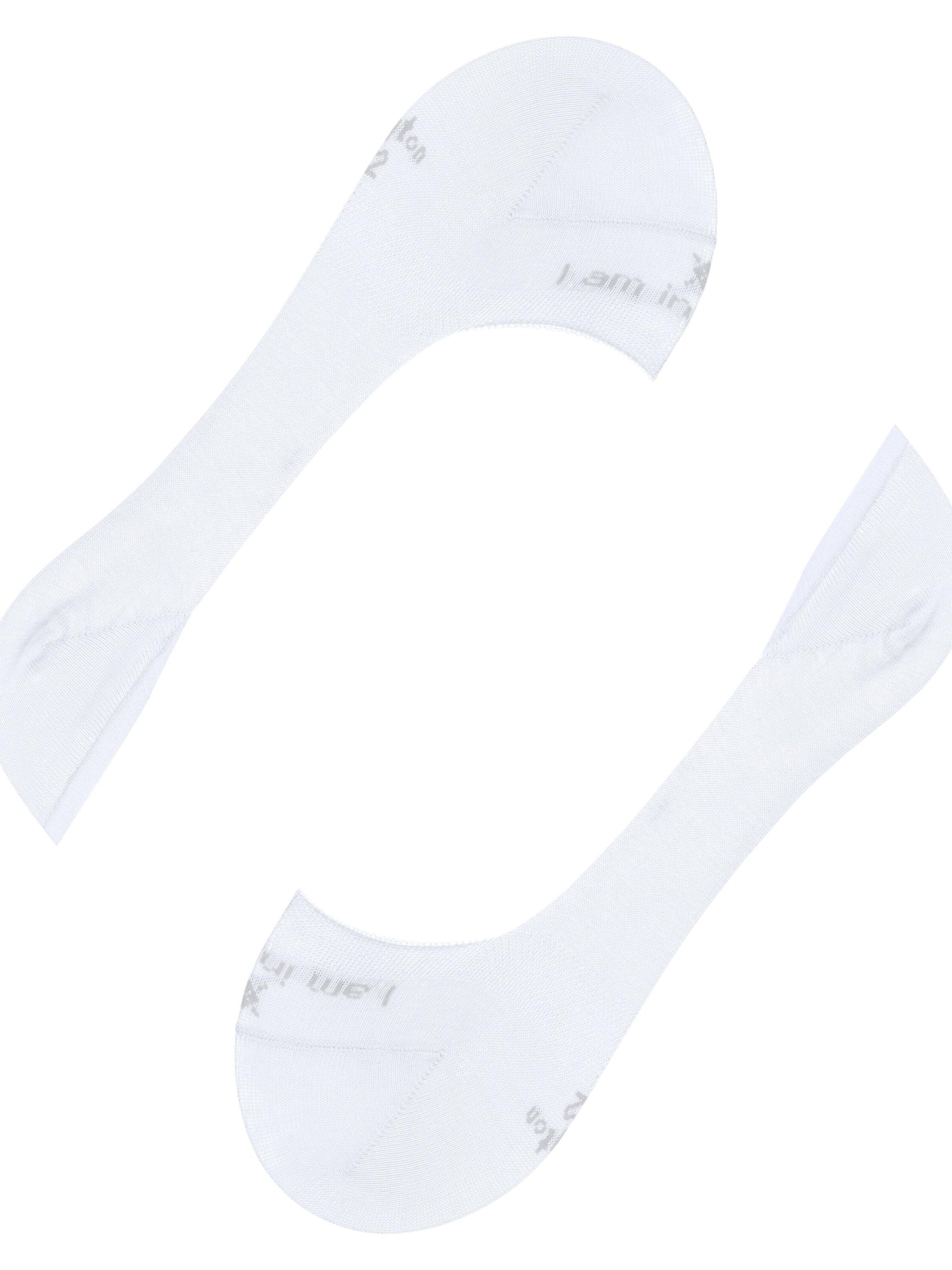 BURLINGTON Ankle Socks 'Aberdeen' in White: front