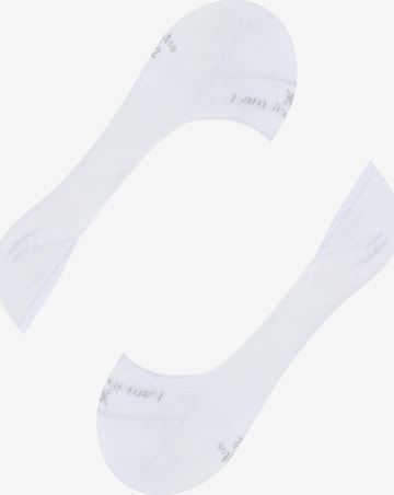 BURLINGTON Ankle Socks 'Aberdeen' in White: front