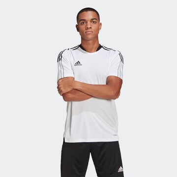 ADIDAS SPORTSWEAR Skinny Fodboldtrøje 'Tiro 21 ' i hvid: forside