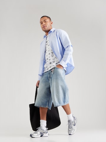 Carlo Colucci T-shirt 'Falchi' i vit