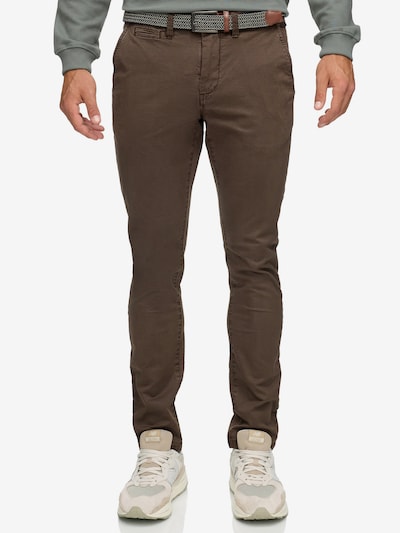 INDICODE JEANS Chinohose in braun, Produktansicht