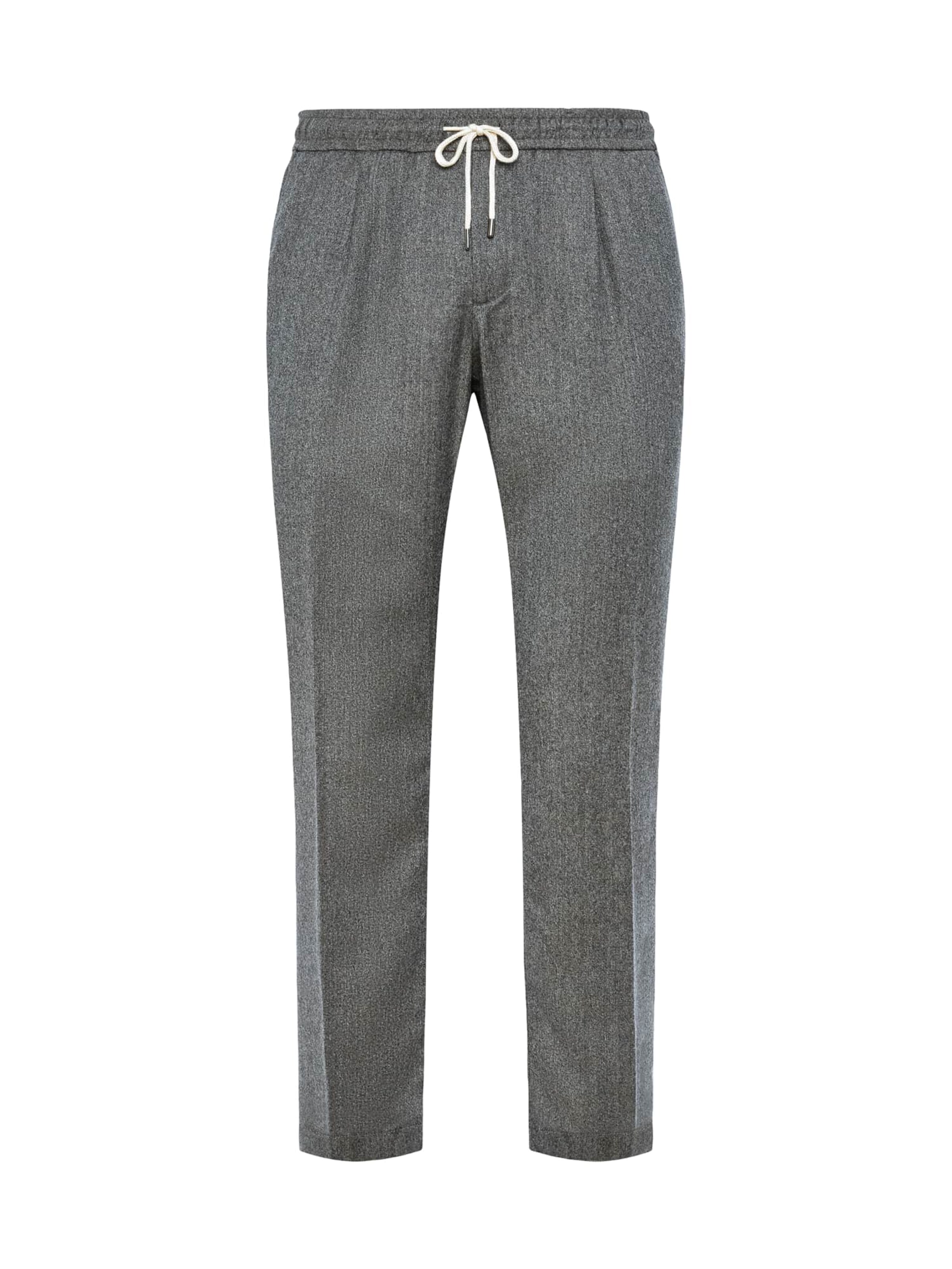 Boggi Milano Regular Hose in Grau: Vorderseite