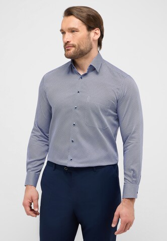ETERNA Comfort Fit Hemd in Blau: Vorderseite