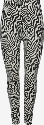 PIECES Skinny Leggings i svart: framsida