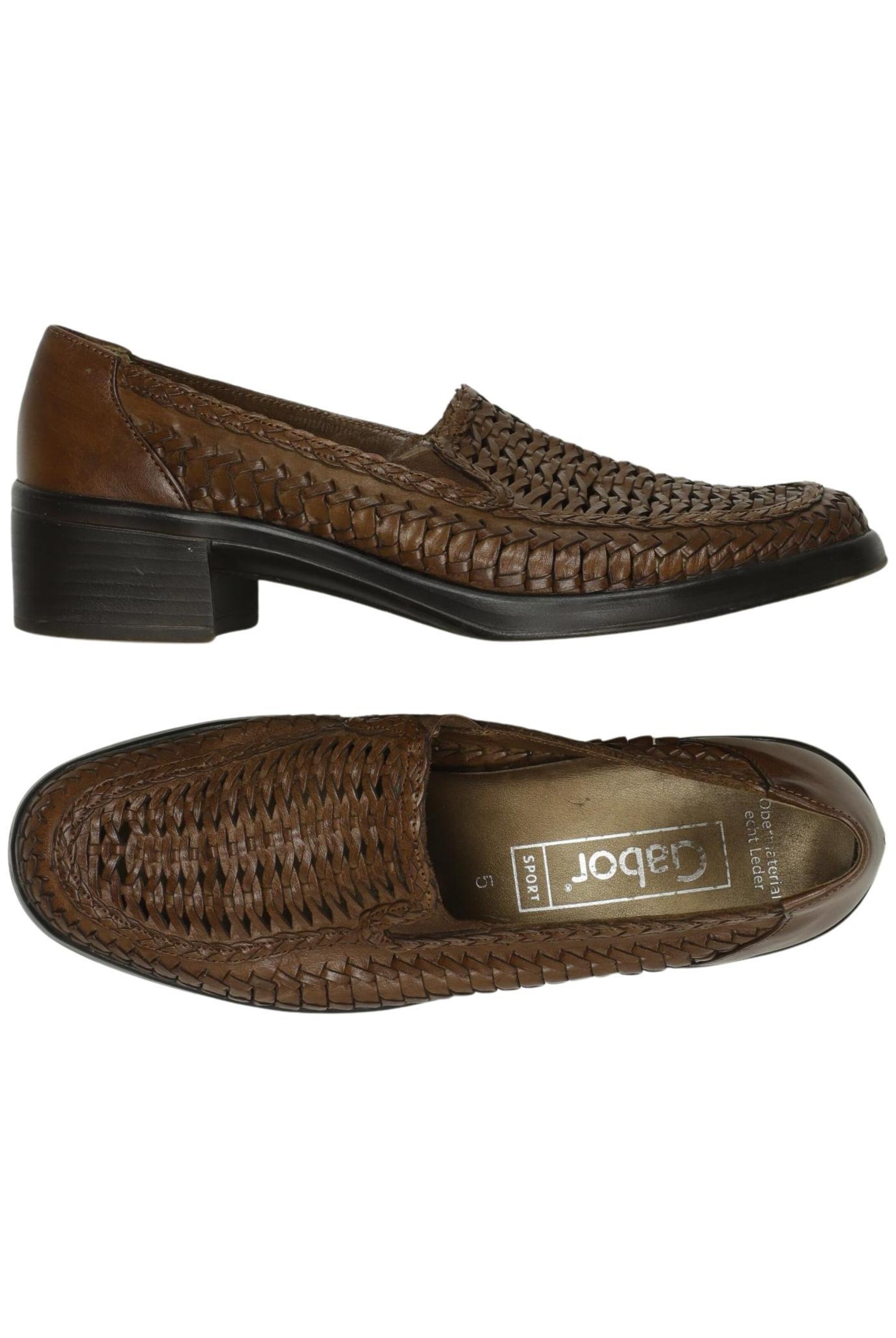 GABOR Halbschuh 38 in Braun: Vorderseite