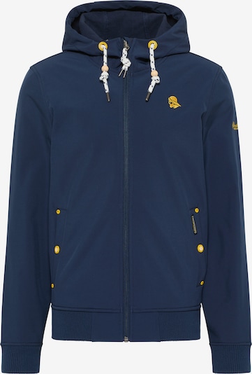 Schmuddelwedda Functionele jas in de kleur Navy / Geel, Productweergave