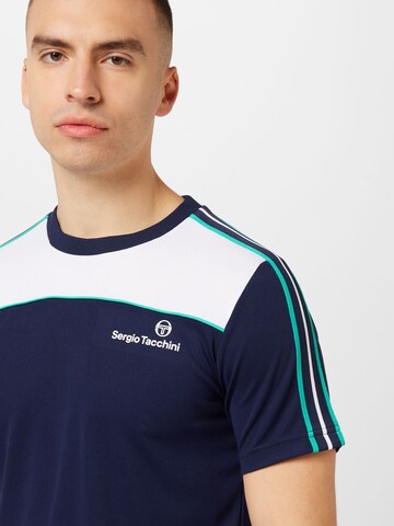 Sergio Tacchini Funksjonsskjorte 'LISTA' i blå