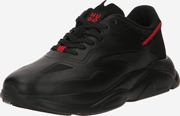 Sneaker low 'Leon' de la HUGO Red pe negru: față