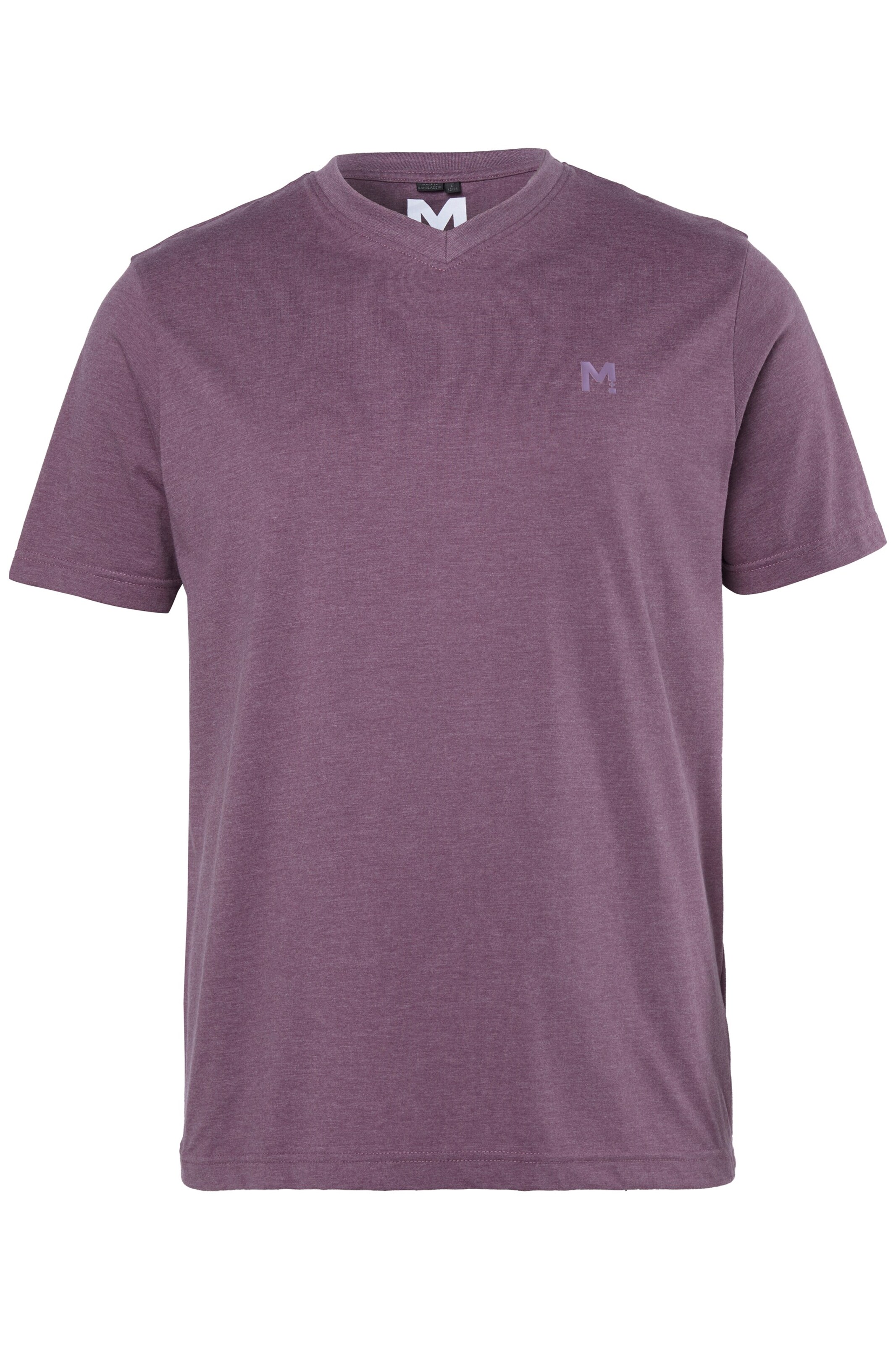 Men Plus Shirt in Purple: front