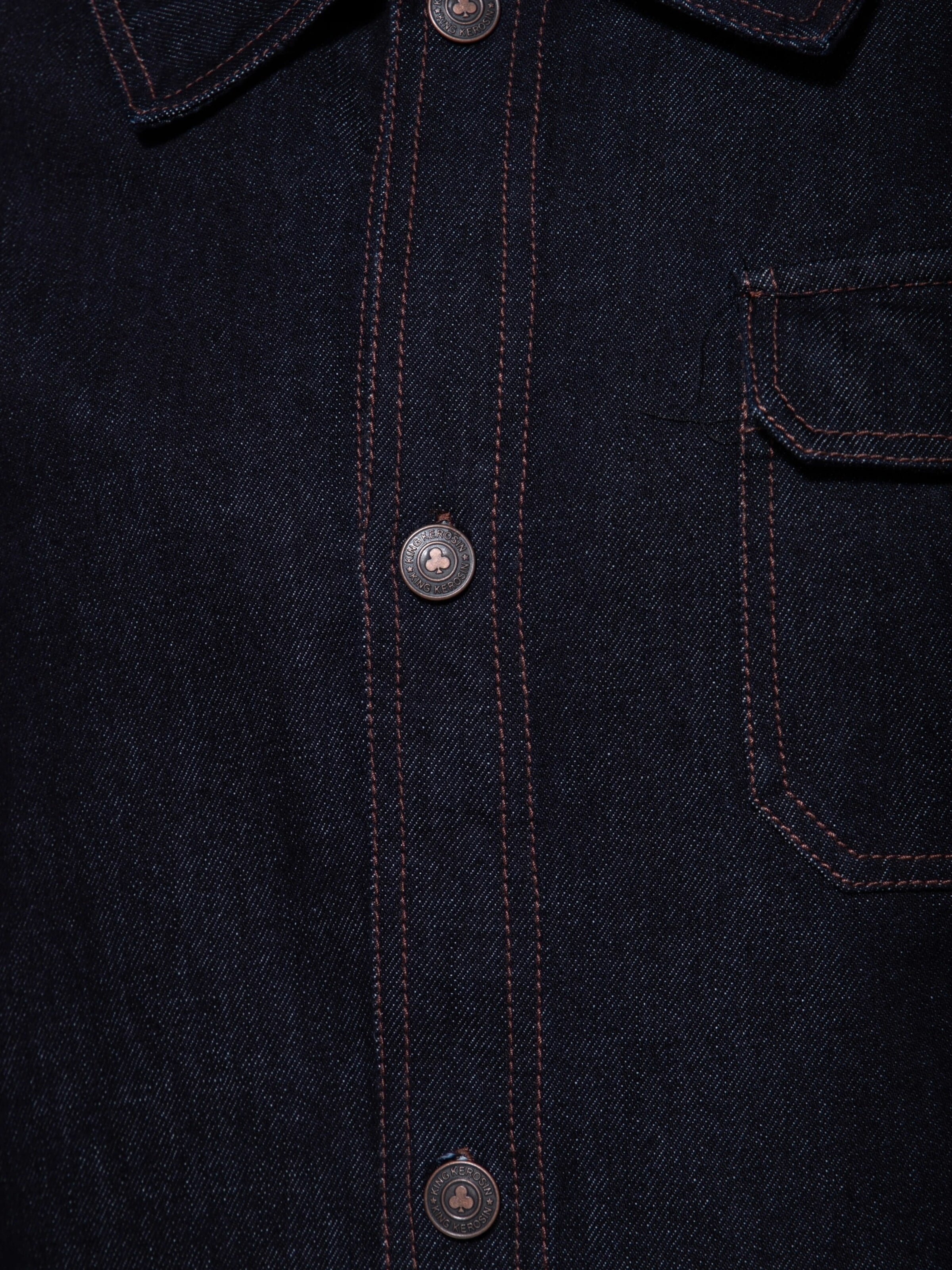 King Kerosin Between-Season Jacket in Blue