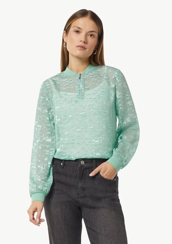 comma casual identity Bluse in Grün: Vorderseite