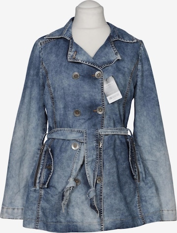 Kenny S. Mantel L in Blau: Vorderseite