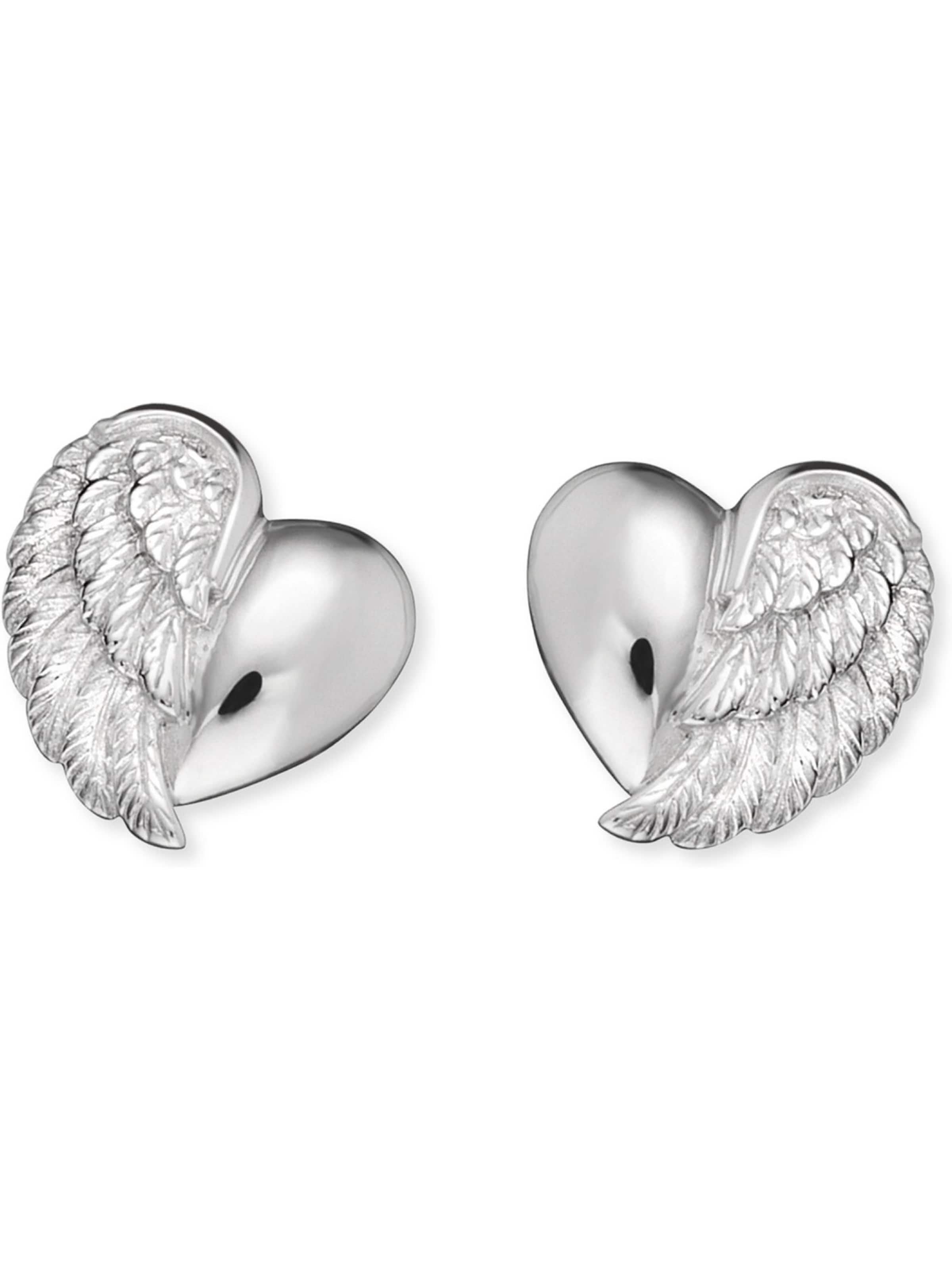 Engelsrufer Earrings in Silver: front