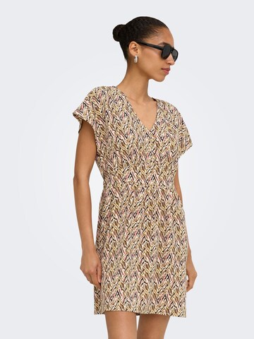 ONLY Kleid 'ONLMette' in Gold: Vorderseite