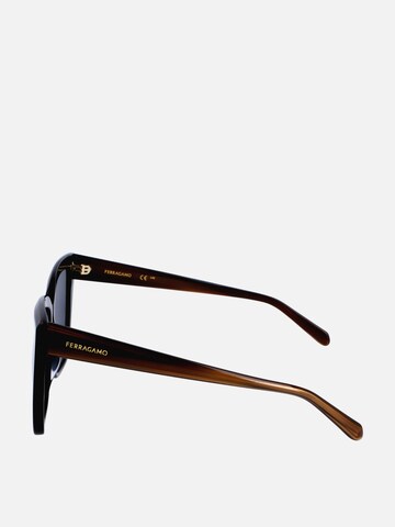 FERRAGAMO Zonnebril in Bruin