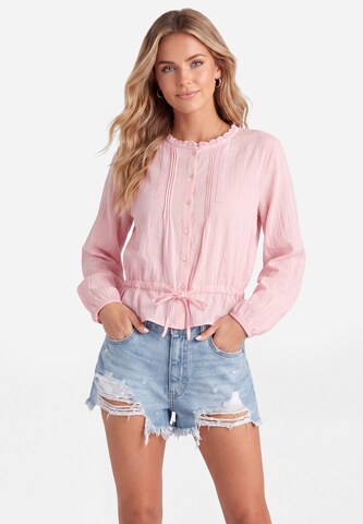 IZIA - Blusa 'Boho' en rosa: frente