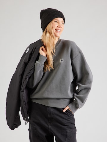 Carhartt WIPSweater majica 'Nelson' - crna boja: prednji dio