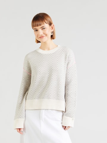 NÜMPH - Jersey 'RAVISSI' en gris: frente
