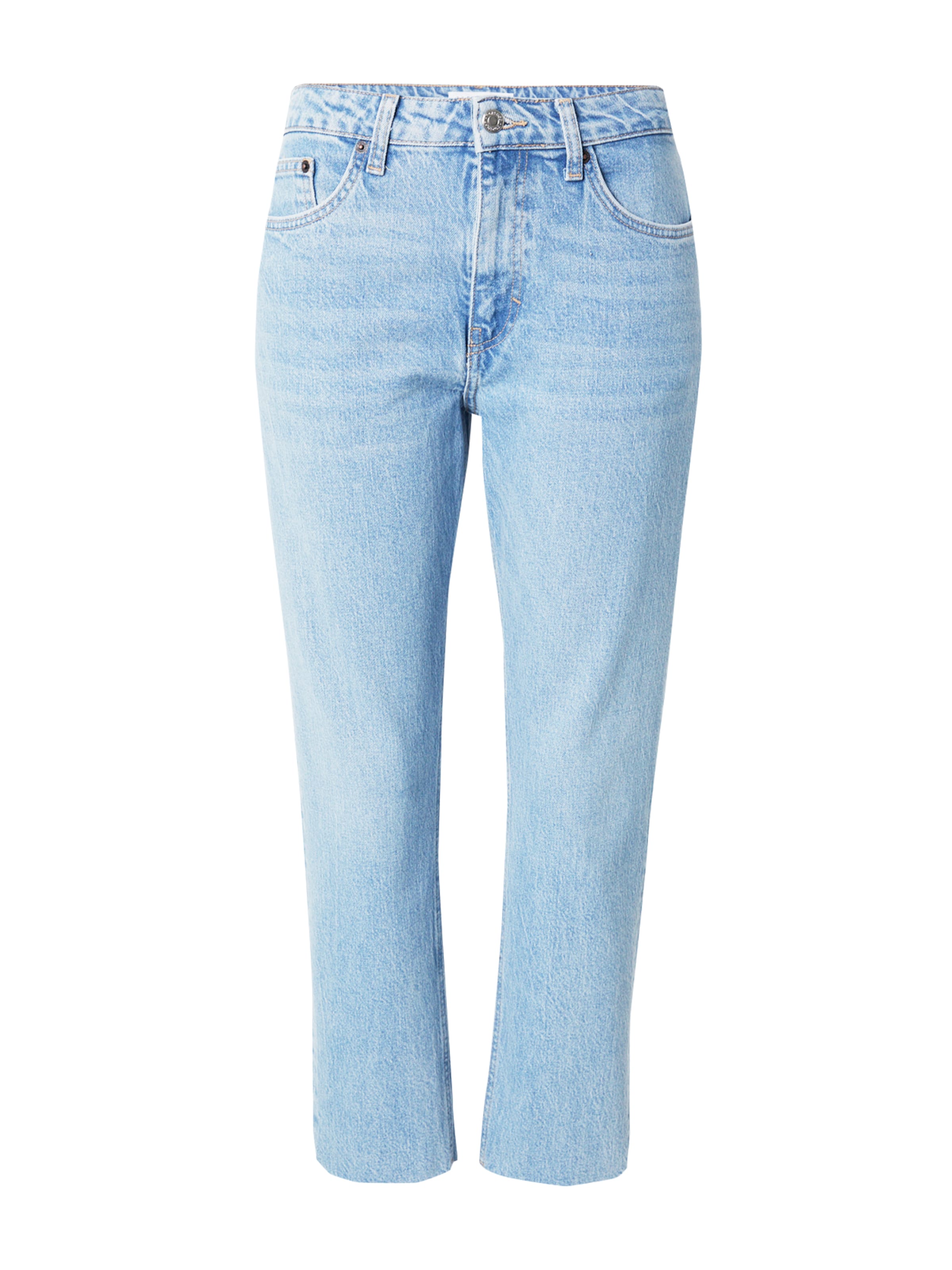 TOPSHOP Regular Jeans i blå: framsida