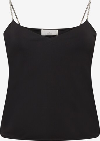 Guido Maria Kretschmer Curvy Top 'Emelie' in Black: front