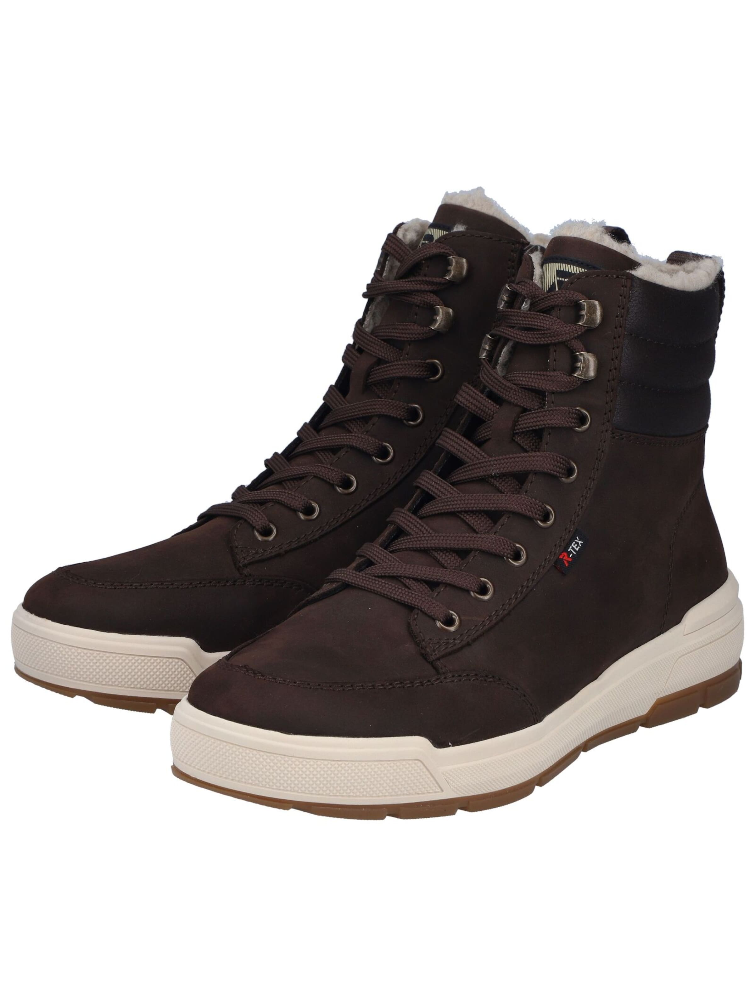 Rieker Lace-Up Boots in Brown