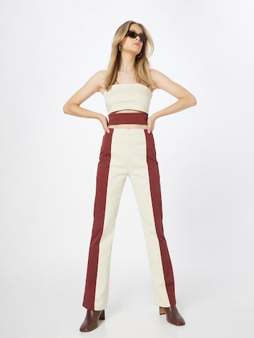 évasé Pantalon 'Huberta' Hosbjerg en beige