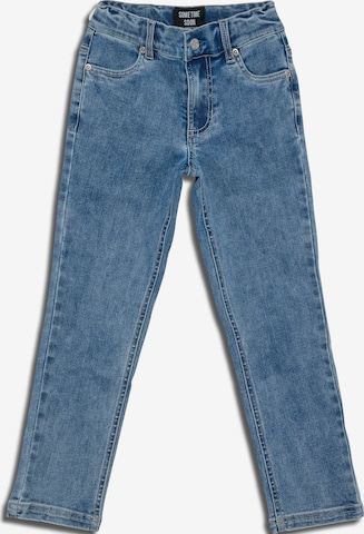 Coupe slim Jean SOMETIME SOON en bleu : devant