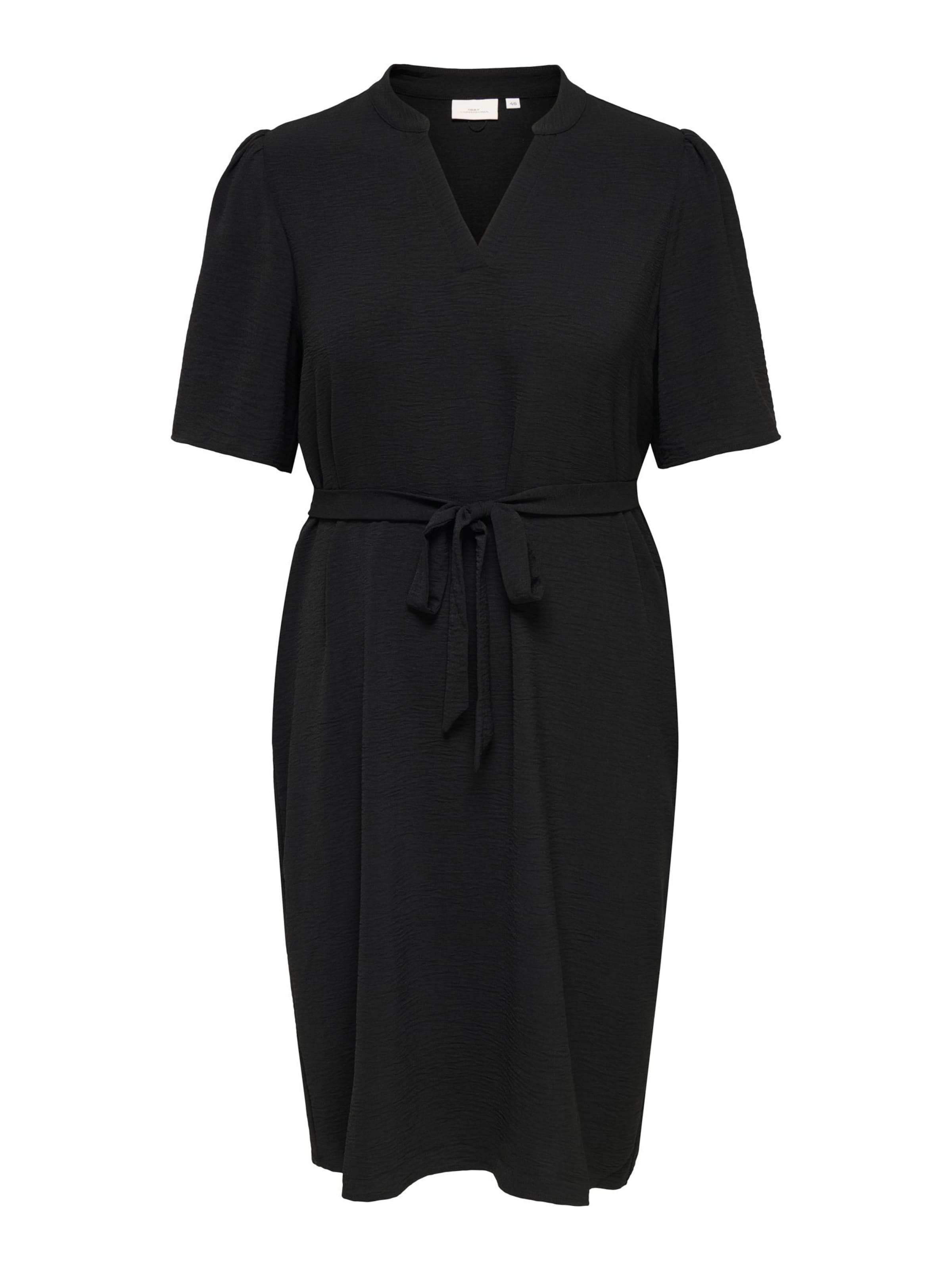 Robe-chemise 'CARPlana' ONLY Carmakoma en noir : devant