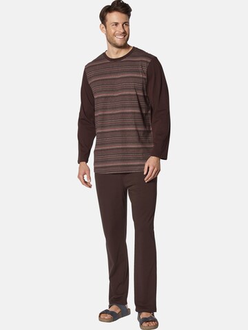 BABISTA Long Pajamas ' Aletorri ' in Brown: front