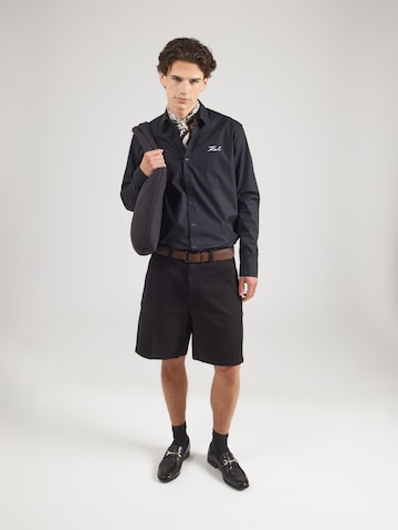 Karl Lagerfeld Regular fit Ing - kék