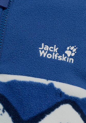 JACK WOLFSKIN Fleece Jacket in Blue