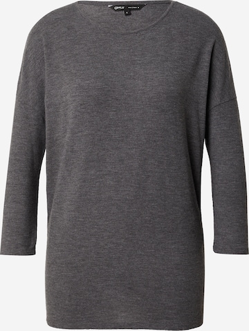 T-shirt 'GLAMOUR' ONLY en gris : devant