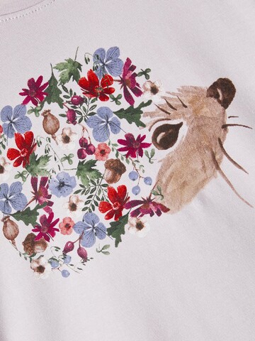 NAME IT Shirt 'LONE' in Lila