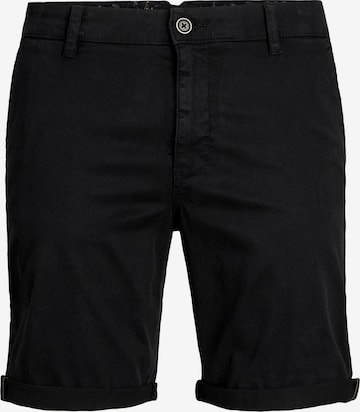 JACK & JONES Chino Pants in Black: front