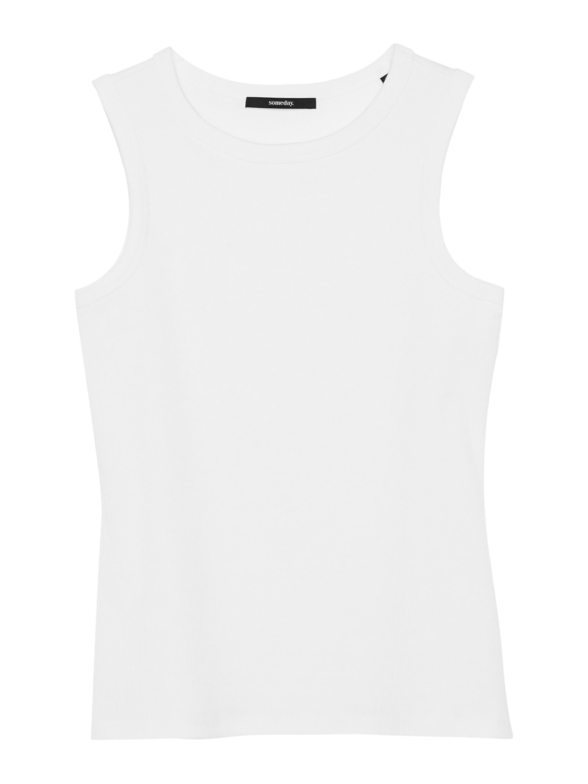 Someday Top 'Kleanne' | bela barva: sprednja stran