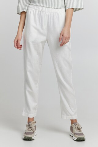 Oxmo - regular Pantalón en blanco: frente
