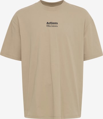 T-Shirt ' BHJAMIL ' BLEND en marron : devant