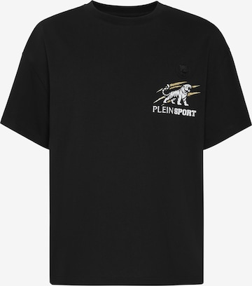 Plein Sport - Camiseta 'Tiger' en negro: frente