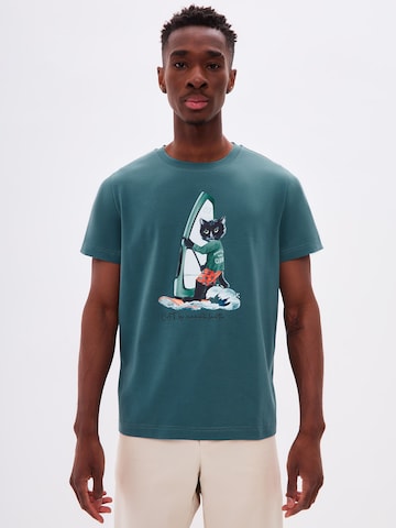 CAT by Maniita Lacitta Shirt in Blauw: voorkant