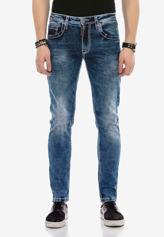 CIPO & BAXX Regular Jeans 'CD588' in Blauw: voorkant