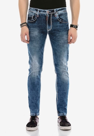 CIPO & BAXX Regular Jeans 'CD588' in Blue: front