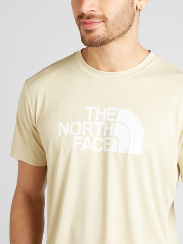 THE NORTH FACE Regular fit Functioneel shirt 'Reaxion Easy' in Geel