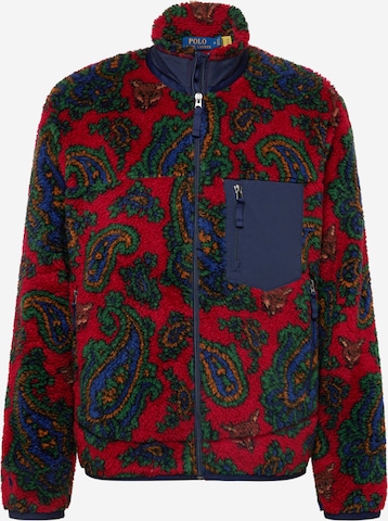 Veste de survêtement Polo Ralph Lauren en rouge : devant