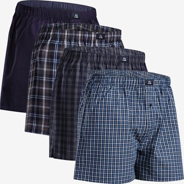 DANISH ENDURANCE Boxershorts 'Organic Wove' in Blauw: voorkant